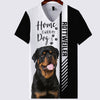 Black White Rottweiler - Home Is Where My Dog Is - Hoodie, Sweatshirt, TShirt