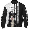 Border Collie - Home Is Where My Dog Is - - Hoodie, Sweatshirt, TShirt