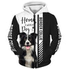 Border Collie - Home Is Where My Dog Is - - Hoodie, Sweatshirt, TShirt