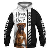 Boxer - Home Is Where My Dog Is - Hoodie, Sweatshirt, TShirt 