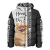 Black White Pomeranian - Home Is Where My Dog Is - Hoodie, Sweatshirt, TShirt 
