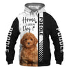 Tiny Black Poodle - Home Is Where My Dog Is - Hoodie, Sweatshirt, TShirt 