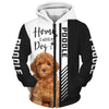 Tiny Black Poodle - Home Is Where My Dog Is - Hoodie, Sweatshirt, TShirt 