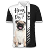 Smiling Pug - Home Is Where My Dog Is - Hoodie, Sweatshirt, TShirt 
