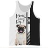 Smiling Pug - Home Is Where My Dog Is - Hoodie, Sweatshirt, TShirt 