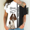 Springer Spaniel - Home Is Where My Cat Is - Hoodie, Sweatshirt, TShirt 