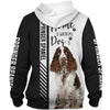 Springer Spaniel - Home Is Where My Cat Is - Hoodie, Sweatshirt, TShirt 