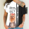 Cute Yorkshire Terrier - Home Is Where My Dog Is - Hoodie, Sweatshirt, TShirt 