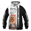 Cute Yorkshire Terrier - Home Is Where My Dog Is - Hoodie, Sweatshirt, TShirt 