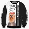 Cute Yorkshire Terrier - Home Is Where My Dog Is - Hoodie, Sweatshirt, TShirt 