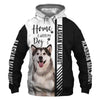 Alaskan Malamute - Home Is Where My Dog Is - Hoodie, Sweaters, TShirt