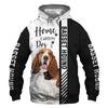 Basset - Home Is Where My Dog Is - Hound Hoodie, Sweaters, TShirt