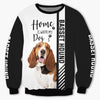 Basset - Home Is Where My Dog Is - Hound Hoodie, Sweaters, TShirt