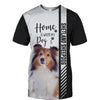 Shetland Sheepdog Hoodie - Home Is Where My Dog Is - Hoodie, Sweatshirt, TShirt 