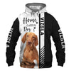 Vizsla - Home Is Where My Dog Is - Hoodie, Sweatshirt, TShirt 