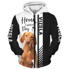 Vizsla - Home Is Where My Dog Is - Hoodie, Sweatshirt, TShirt 