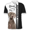 Black White Weimaraner - Home Is Where My Dog Is - Hoodie, Sweatshirt, TShirt 