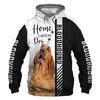 Bloodhound - Home Is Where My Dog Is - Hoodie, Sweatshirt, TShirt