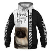 Pekingese - Home Is Where My Dog Is - Hoodie, Sweatshirt, TShirt 