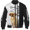 Yellow Puggle - Home Is Where My Dog Is - Hoodie, Sweatshirt, TShirt 