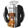Rhodesian Ridgeback - Home Is Where My Dog Is - Hoodie, Sweatshirt, TShirt 