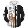 Standing Saluki - Home Is Where My Dog Is - Hoodie, Sweatshirt, TShirt 