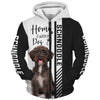 Black Smiling Schnoodle - Home Is Where My Dog Is - Hoodie, Sweatshirt, TShirt 