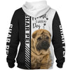 Sad Shar Pei - Home Is Where My Dog Is - Hoodie, Sweatshirt, TShirt 