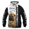 Sad Shar Pei - Home Is Where My Dog Is - Hoodie, Sweatshirt, TShirt 