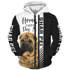 Sad Shar Pei - Home Is Where My Dog Is - Hoodie, Sweatshirt, TShirt 
