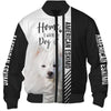 American Eskimo Dog - Home Is Where My Dog Is - Hoodie, Sweatshirt, TShirt