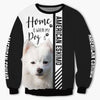 American Eskimo Dog - Home Is Where My Dog Is - Hoodie, Sweatshirt, TShirt