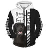Flat-Coated Retriever - Home Is Where My Dog Is - Hoodie, Sweatshirt, TShirt