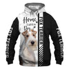 Fox Terrier - Home Is Where My Dog Is - Hoodie, Sweatshirt, TShirt
