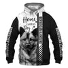 Norwegian Elkhound - Home Is Where My Dog Is - Hoodie, Sweatshirt, TShirt