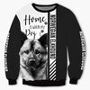 Norwegian Elkhound - Home Is Where My Dog Is - Hoodie, Sweatshirt, TShirt