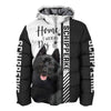 Black Schipperke - Home Is Where My Dog Is - Hoodie, Sweatshirt, TShirt