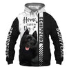 Black Schipperke - Home Is Where My Dog Is - Hoodie, Sweatshirt, TShirt