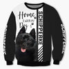 Black Schipperke - Home Is Where My Dog Is - Hoodie, Sweatshirt, TShirt