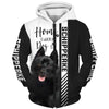 Black Schipperke - Home Is Where My Dog Is - Hoodie, Sweatshirt, TShirt