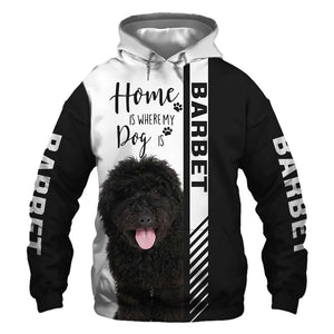 Barbet - Home Is Where My Dog Is -Hoodie, Sweatshirt, TShirt