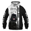 Black Russian Terrier - Home Is Where My Dog Is - Hoodie, Sweatshirt, TShirt