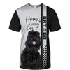 Black Russian Terrier - Home Is Where My Dog Is - Hoodie, Sweatshirt, TShirt