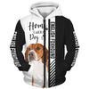English Foxhound - Home Is Where My Dog Is - Hoodie, Sweatshirt, TShirt