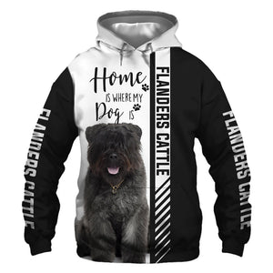 Flanders Cattle - Home Is Where My Dog Is - Hoodie, Sweatshirt, TShirt