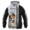Norwegian Lundehund - Home Is Where My Dog Is - Hoodie, Sweatshirt, TShirt 