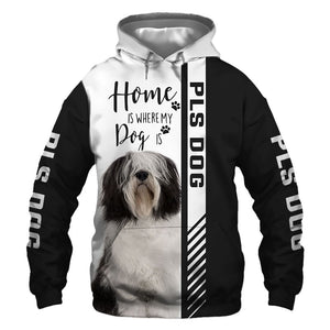 Polish Lowland Sheepdog - Home Is Where My Dog Is - Hoodie, Sweatshirt, TShirt 