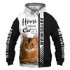 Abyssinian - Home Is Where My Cat Is - Hoodie, Sweatshirt, TShirt