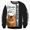 Abyssinian - Home Is Where My Cat Is - Hoodie, Sweatshirt, TShirt