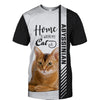 Abyssinian - Home Is Where My Cat Is - Hoodie, Sweatshirt, TShirt